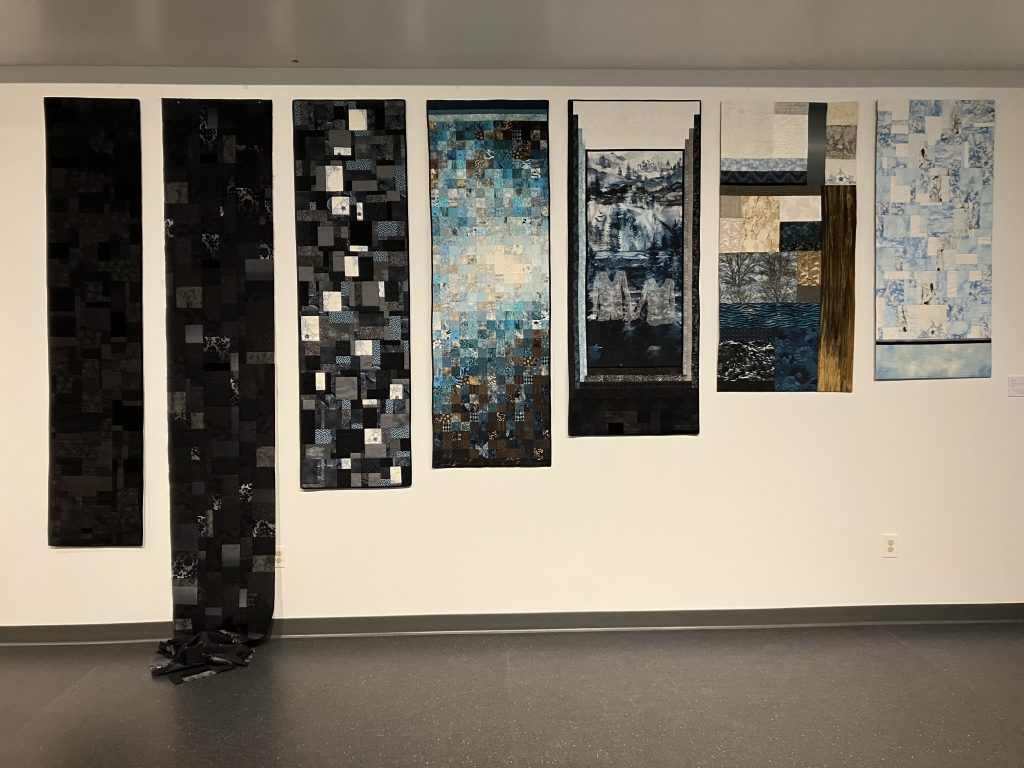 Cathie Ugrin's_Womankind - a collection of Fibre Art Cathie created and will be presented at Ties That Bind Fibre Art Symposium in Birtle, Mb June 1 and 2 2024