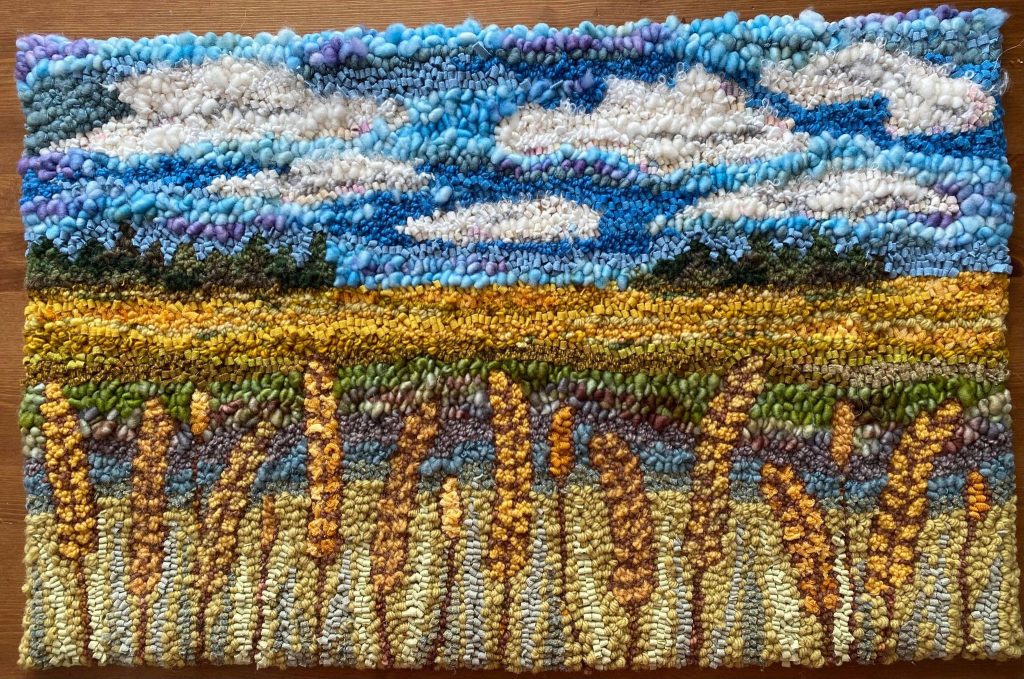 Ties That Bind Fibre Art Symposium presenter, Shelly Nicolle-Phillips at Birtle Centre for the Arts