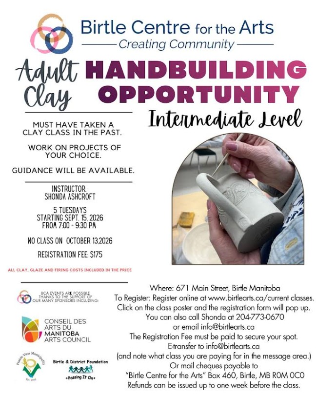 Intermediate clay class at BCA